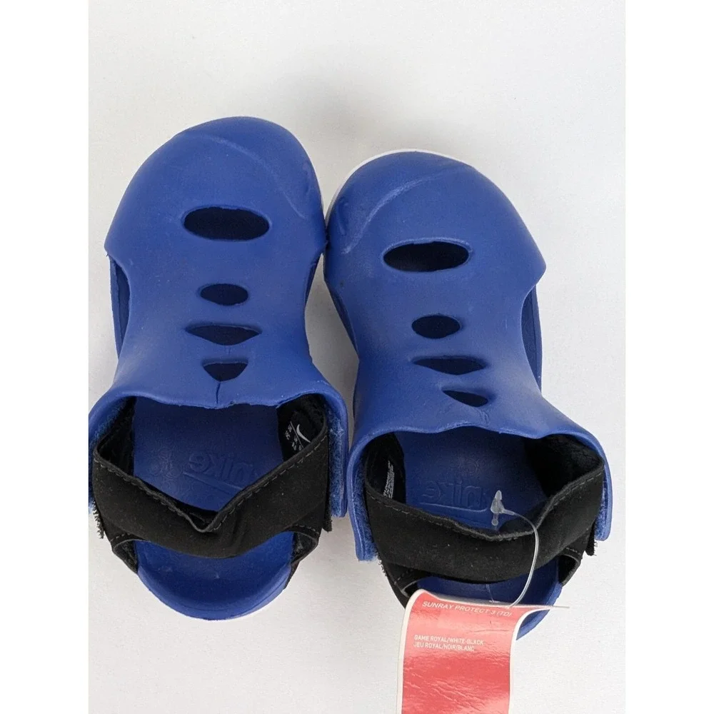 Nike SUNRAY PROTECT 3 Royal Blue‎ Sandals Toddler Beach Water Shoes Size 10 C